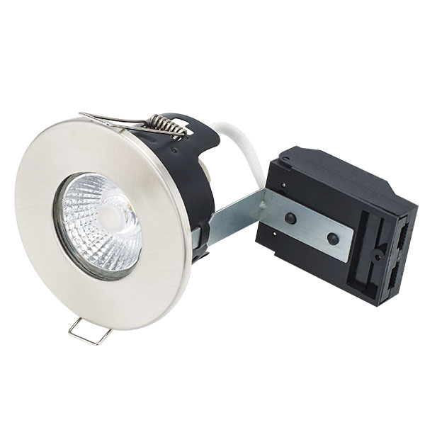 Fire Rated MV/LV Chrome Downlight